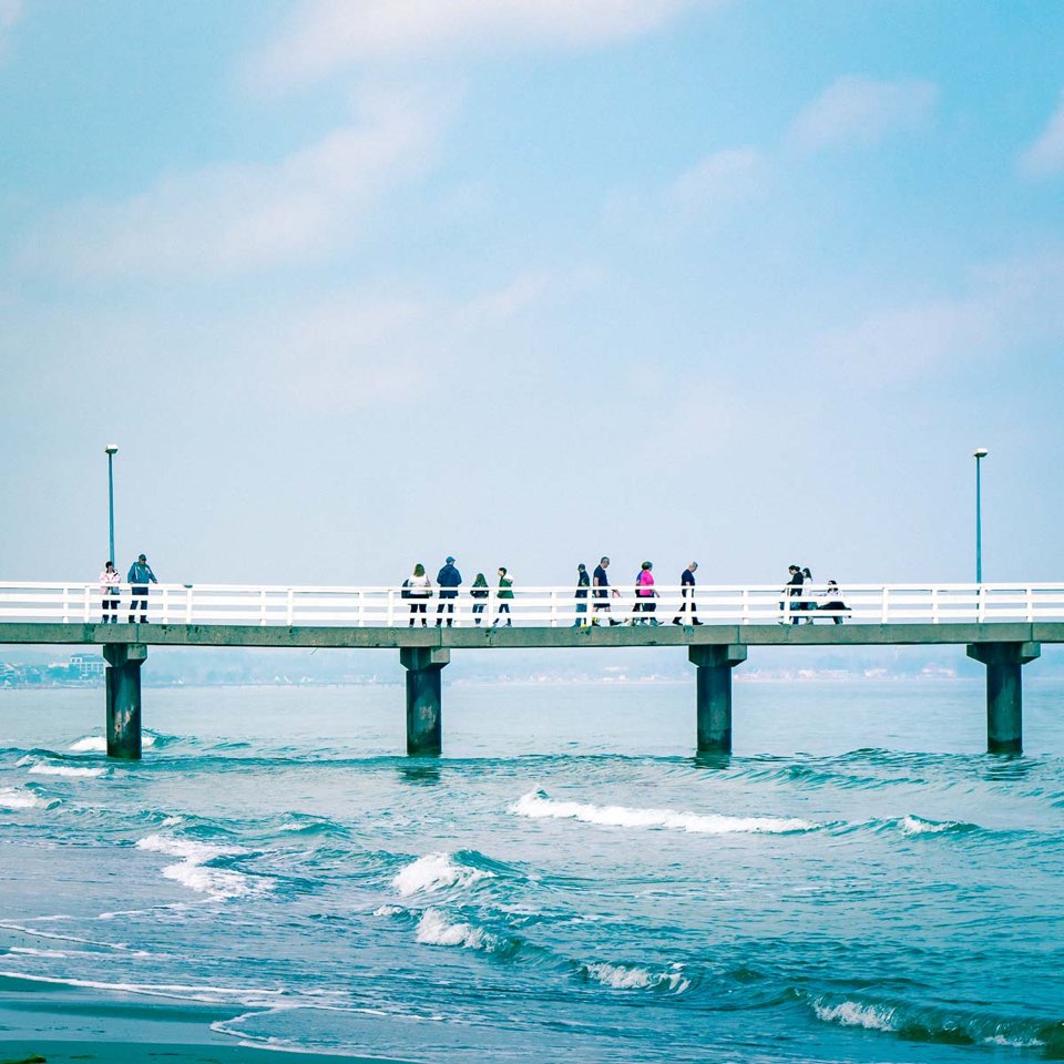 Timmendorfer Strand, Seebrücke, Ostsee